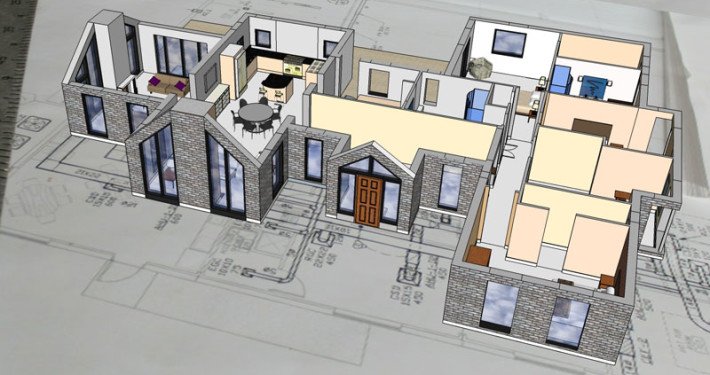 3D site plan