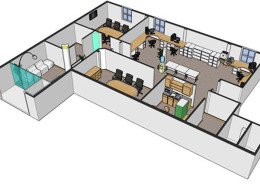 3D office plan Ireland