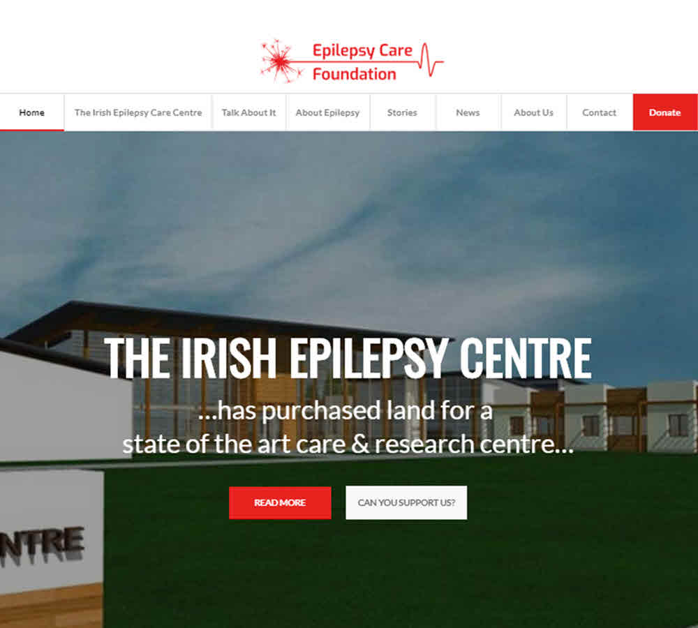 Epilepsy Care Foundation Website Design Dublin