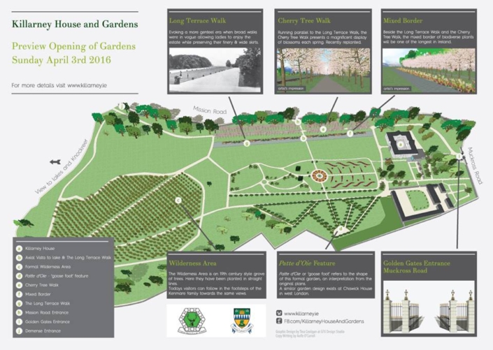 Killarney Gardens Brochure Map