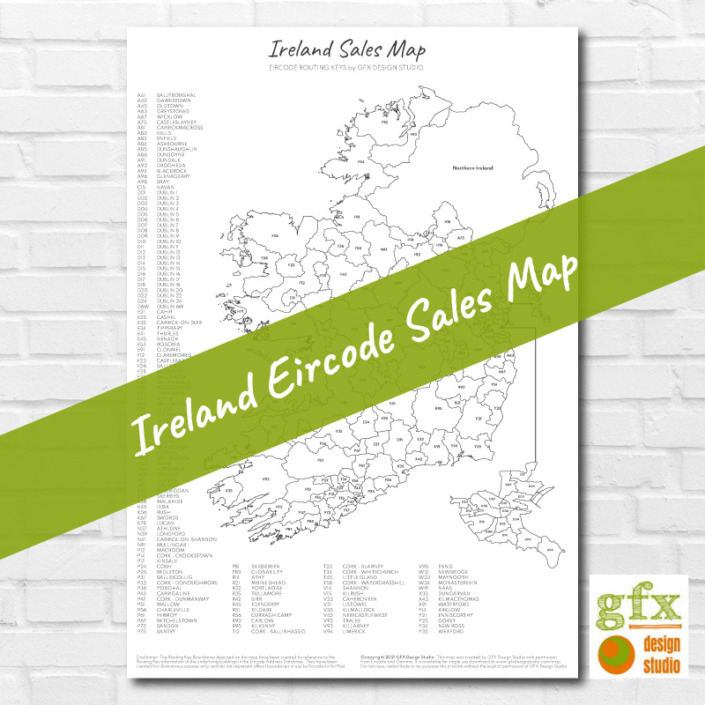 Ireland Eircode Sales Map