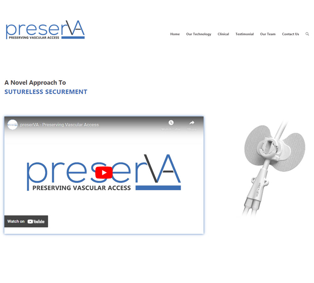 Preserva Medical - Limerick Website Design by GFX Design Studio